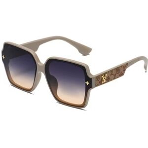 ✨ Luxury Oversized Square Sunglasses | Suede Side Detail | UV400 ✨